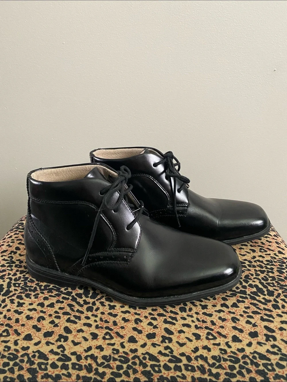 Florsheim Kids Reveal Chukka Dress Boots Boys 2.5M Mid Top Wedding Sharp Casual